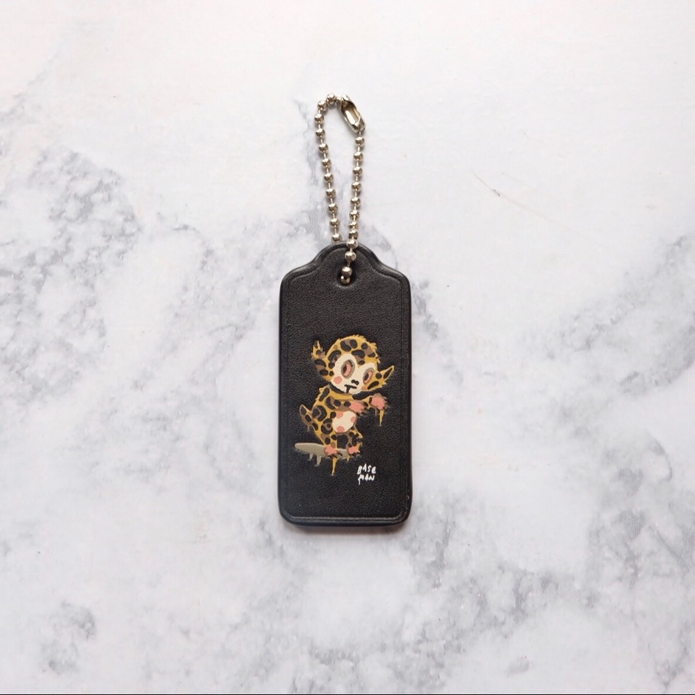 COACH X Baseman Buster Le Fauve Black Hang Tag